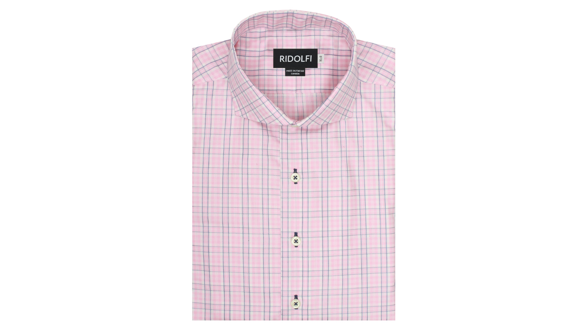 Pink Checked Dress Shirt 81034 | Ridolfi Shirts