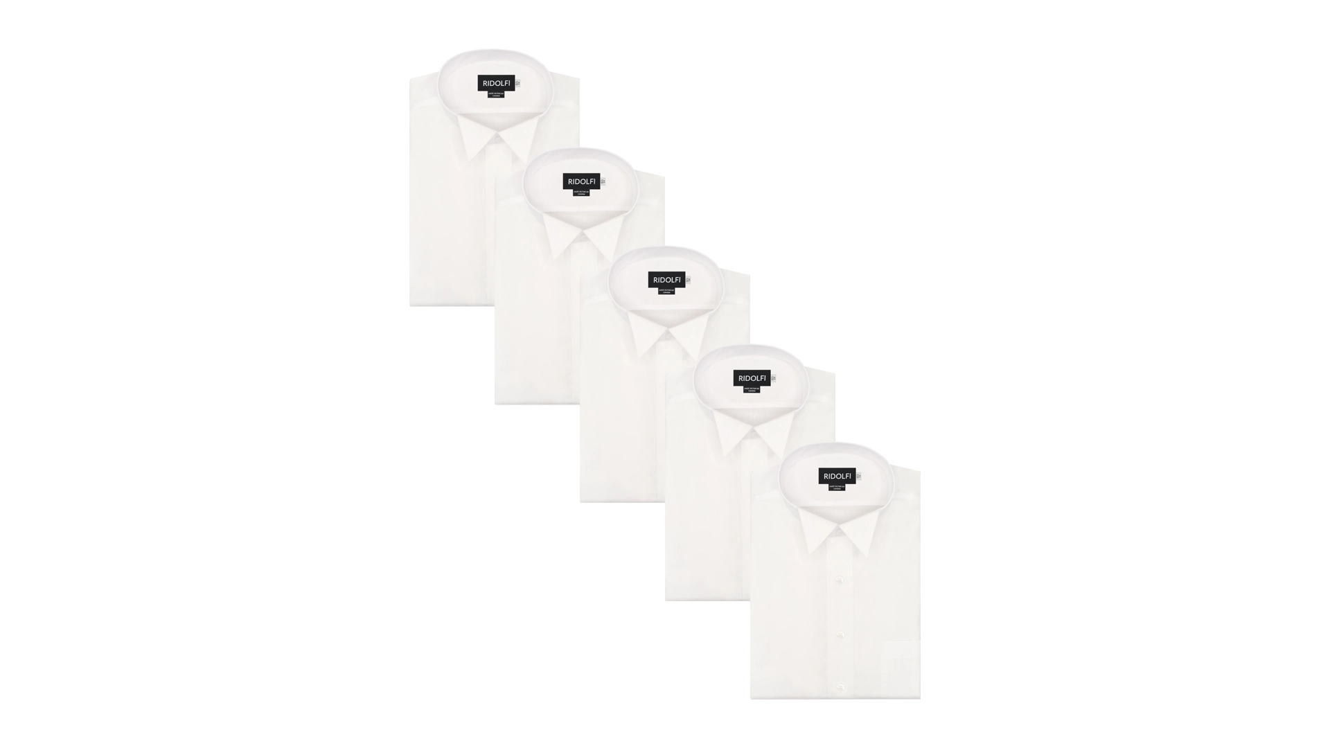 Men's Superfine Cotton Barrister Court Shirts - 5 Pack