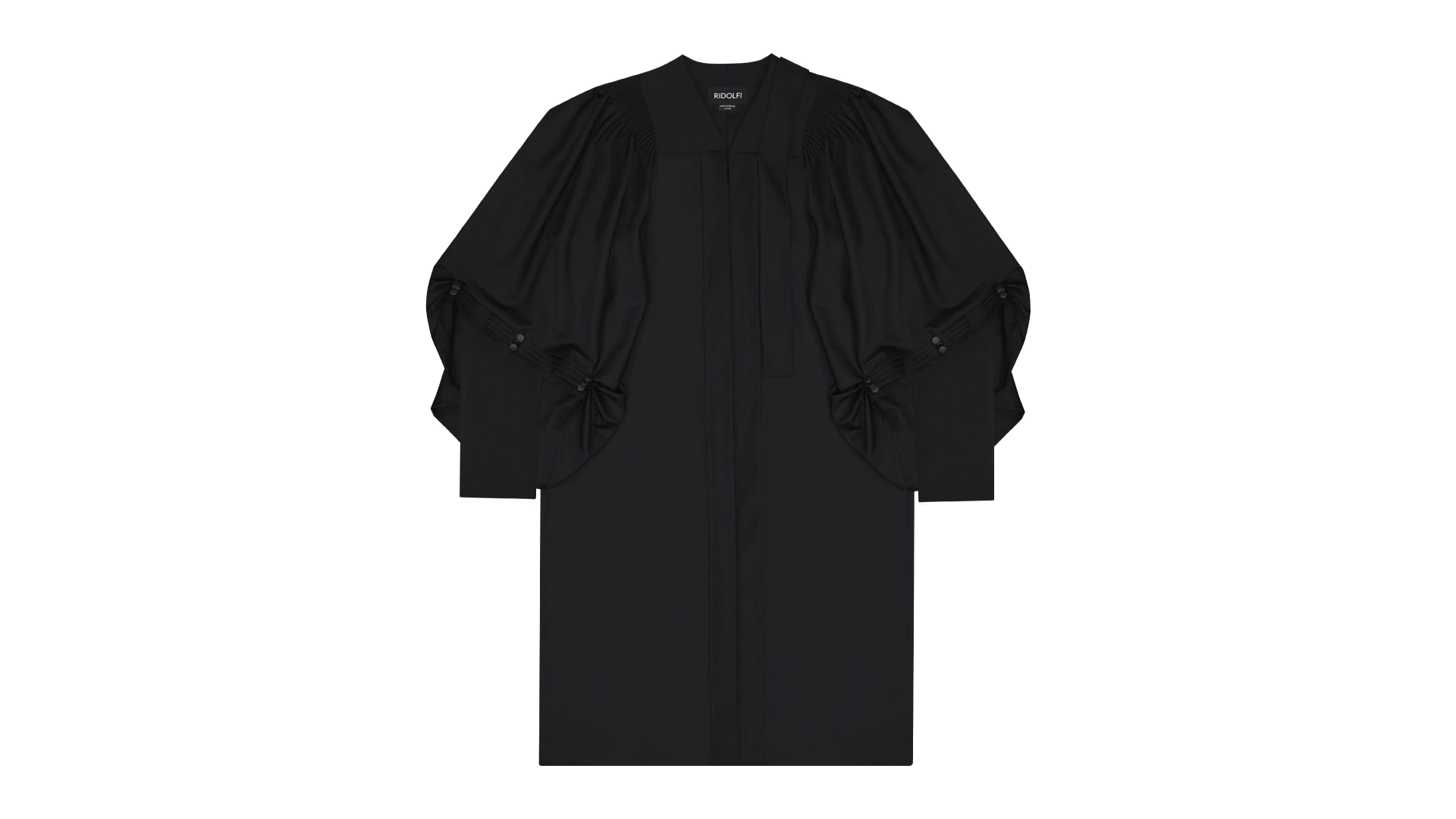 Men's Wool Blend Barrister Combination Robe