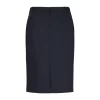 Women's Wool Blend Navy Blue Skirt