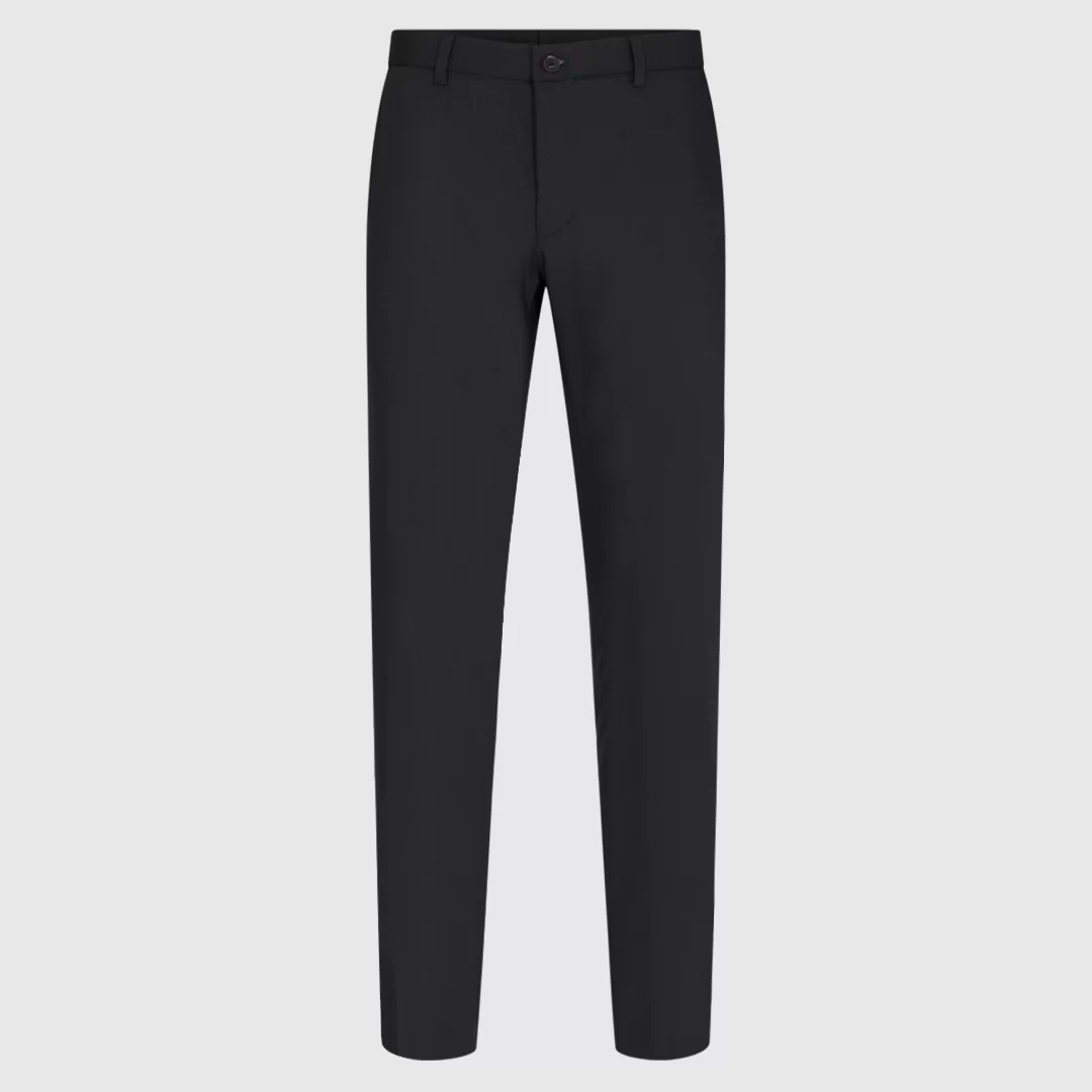 Men's Washable Wool Black Dress Pant - Gala Slacks