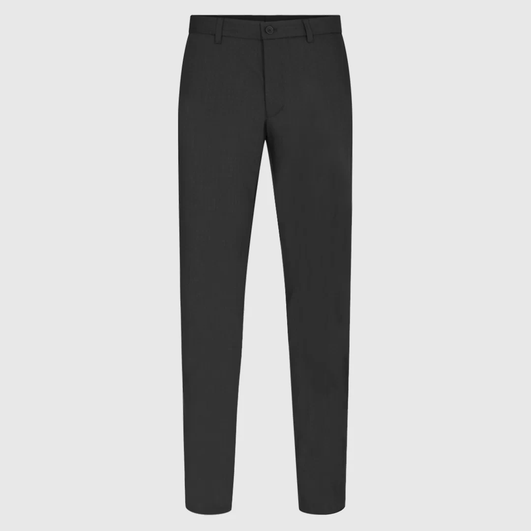 Men's Washable Wool Charcoal Grey Dress Pant - Gala Slacks