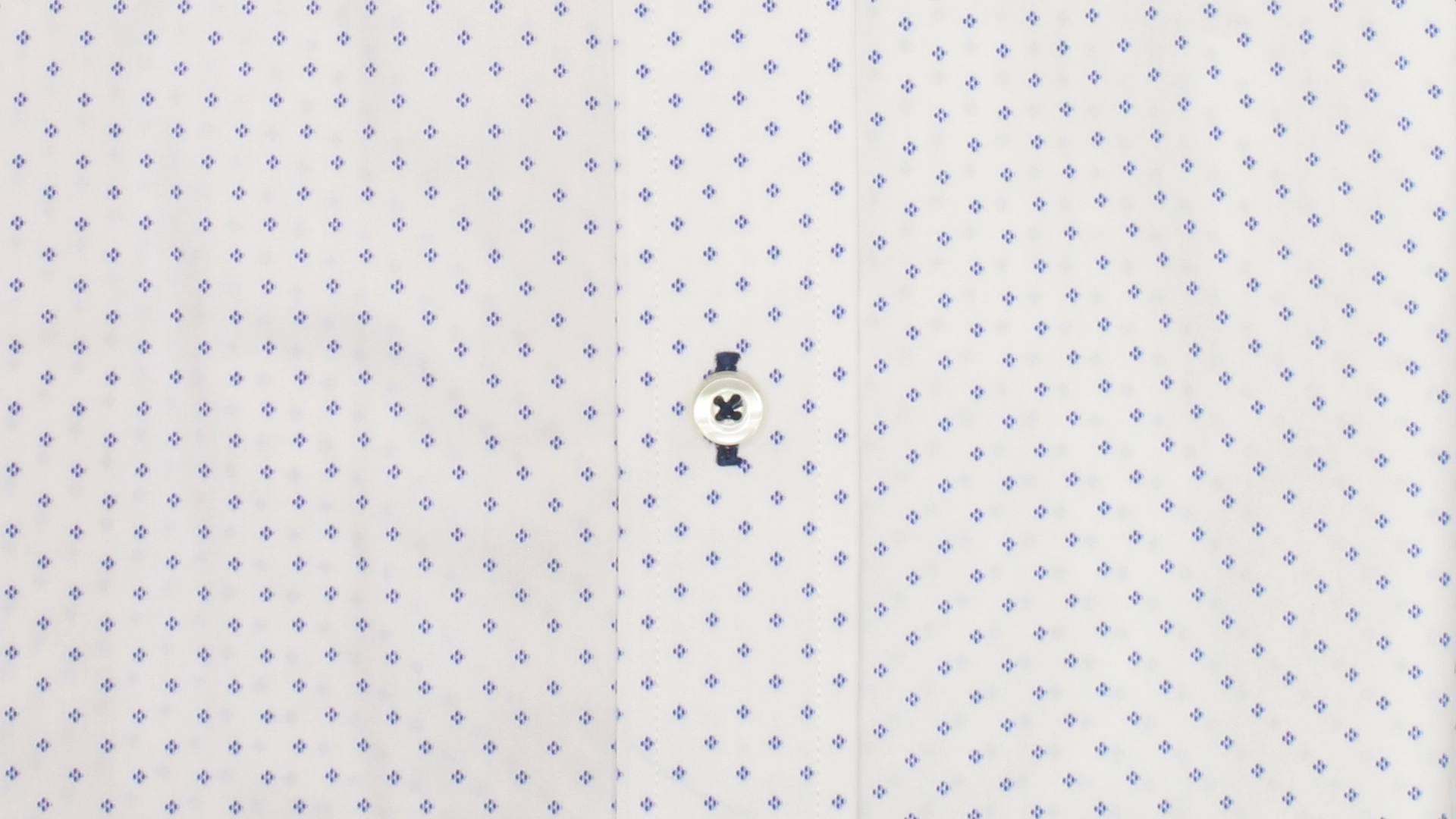 Men's White Geometric Dress Shirt | Ridolfi Shirts