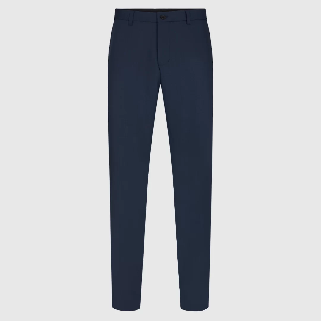 Men's Wool Blue Dress Pant - Gala Slacks