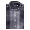 Men's Blue Checked Dress Shirt | Ridolfi Shirts