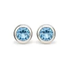Blue Swarovski Crystal Cufflinks