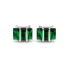 Green Austrian Crystal Cufflinks