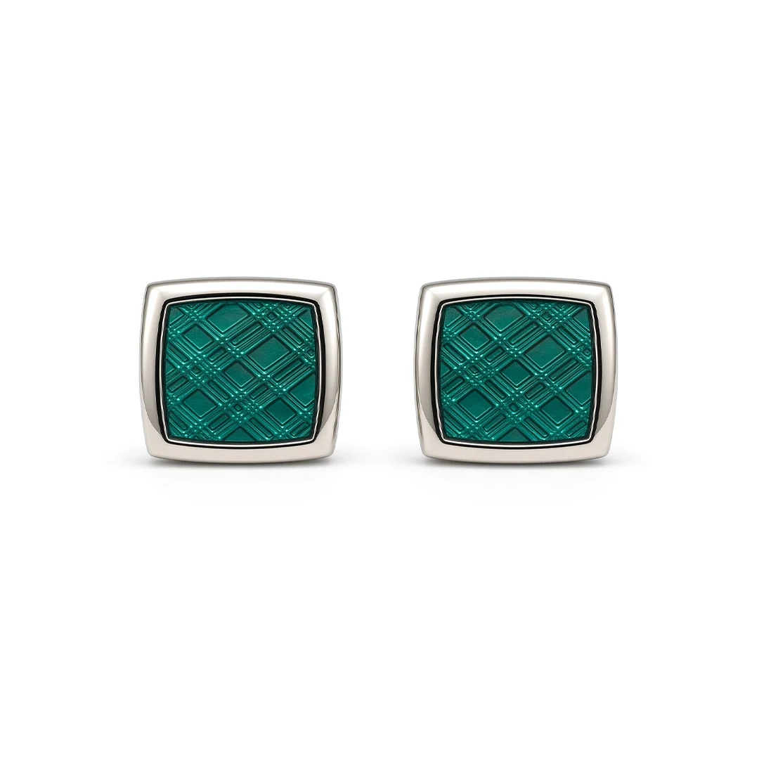 Green Cufflinks