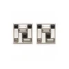 Grey Austrian Crystal Cufflinks