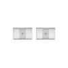 Silver Austrian Crystal Cufflinks