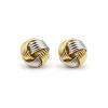 Silver Gold Knot Cufflinks