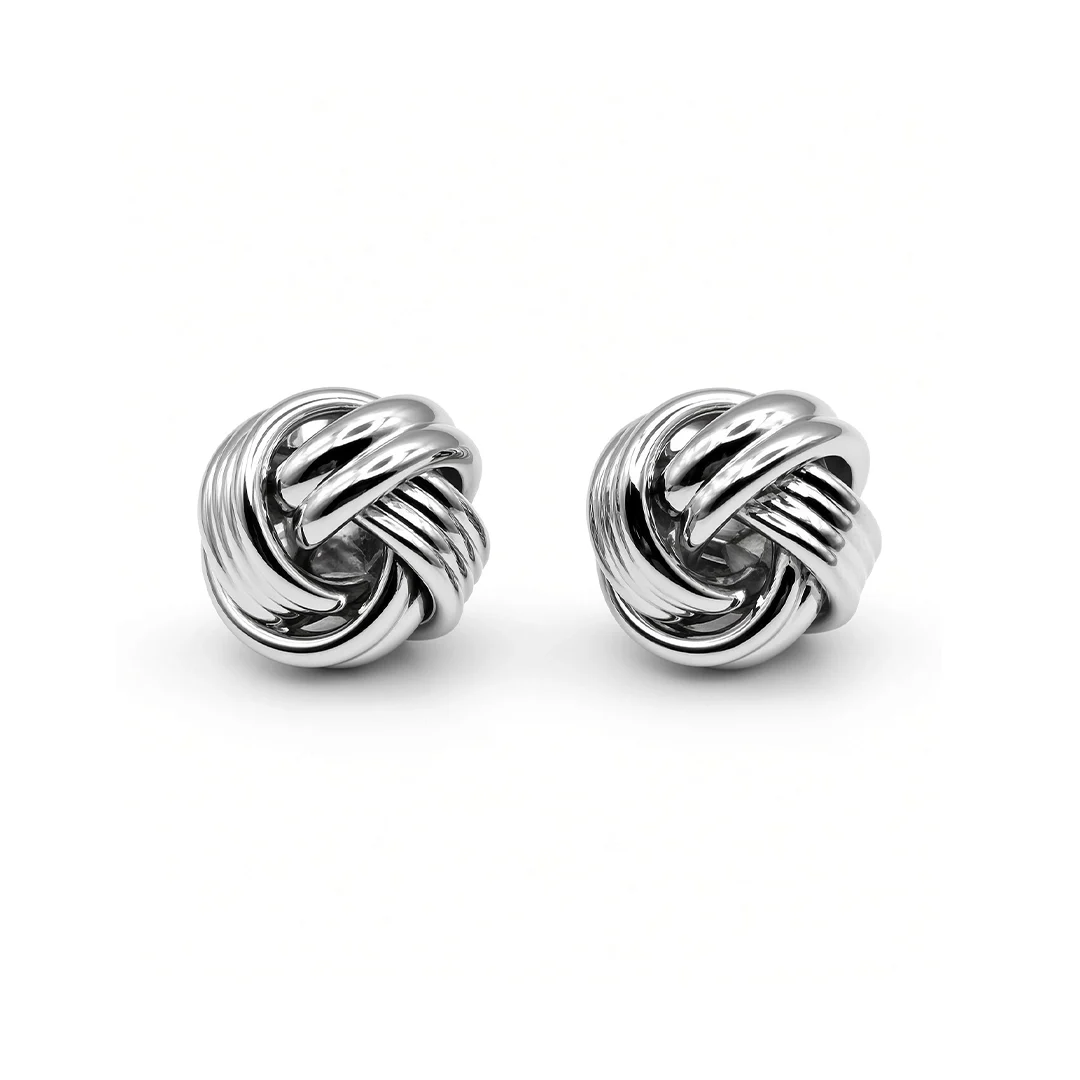 Silver Knot Cufflinks