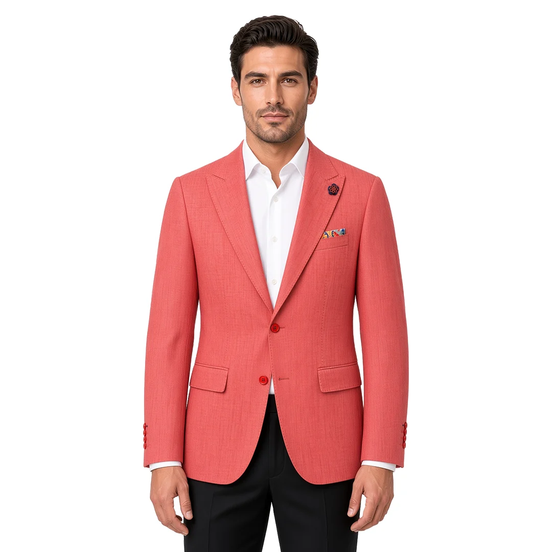 Plain Orange Blazer