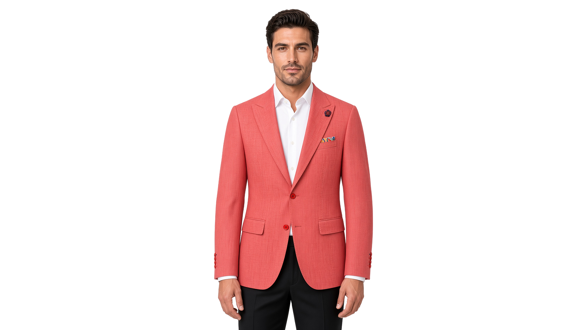 Plain Orange Blazer
