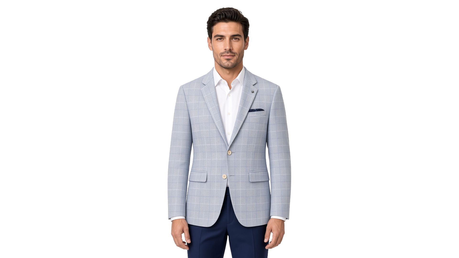 Grey Checked Blazer