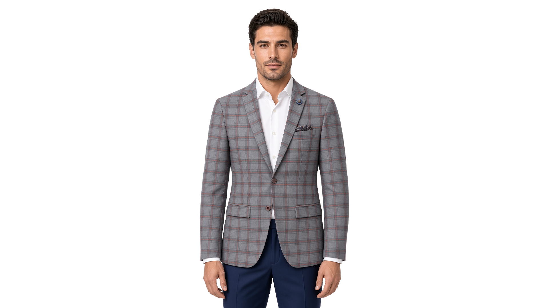 Blue Checked Blazer
