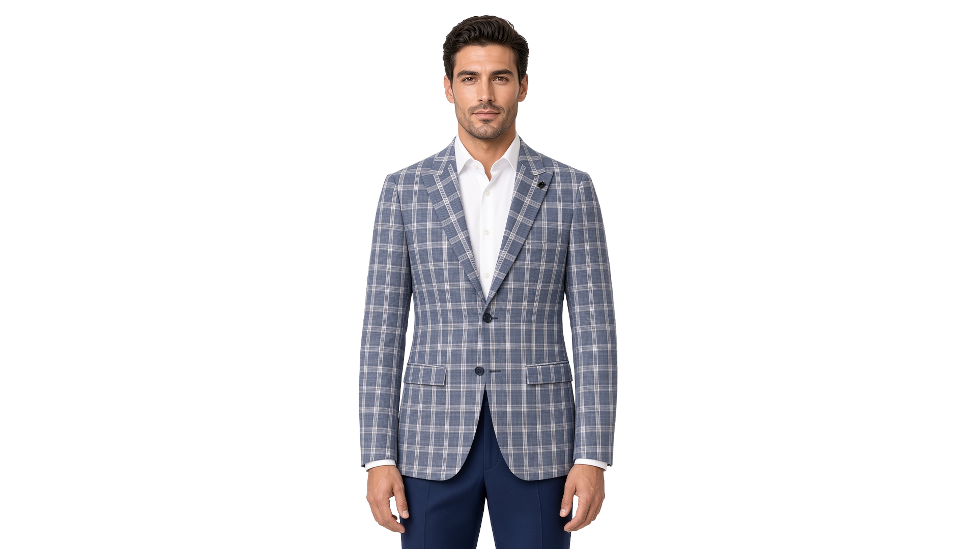 Grey Checked Blazer