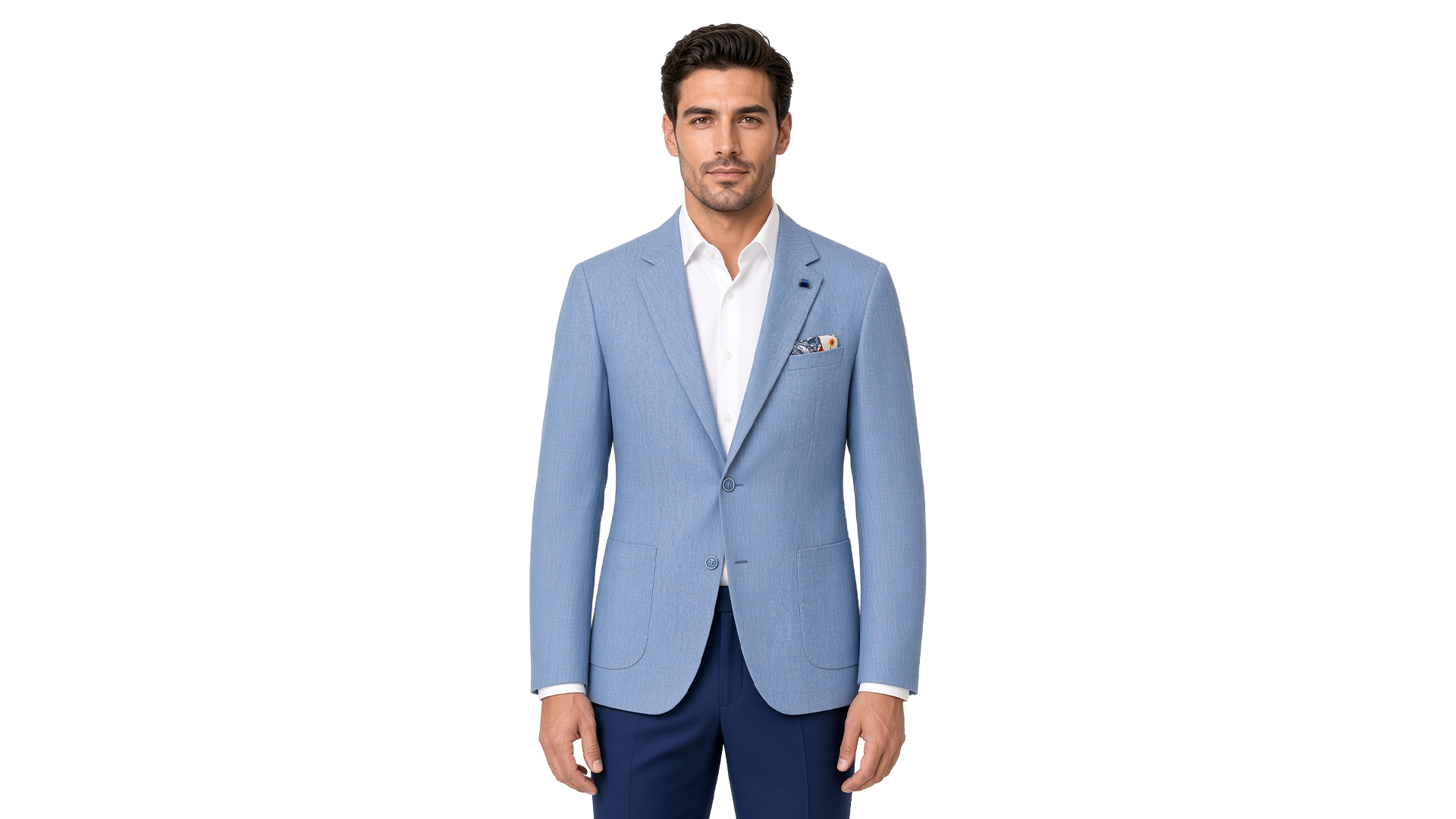 Plain Blue Blazer