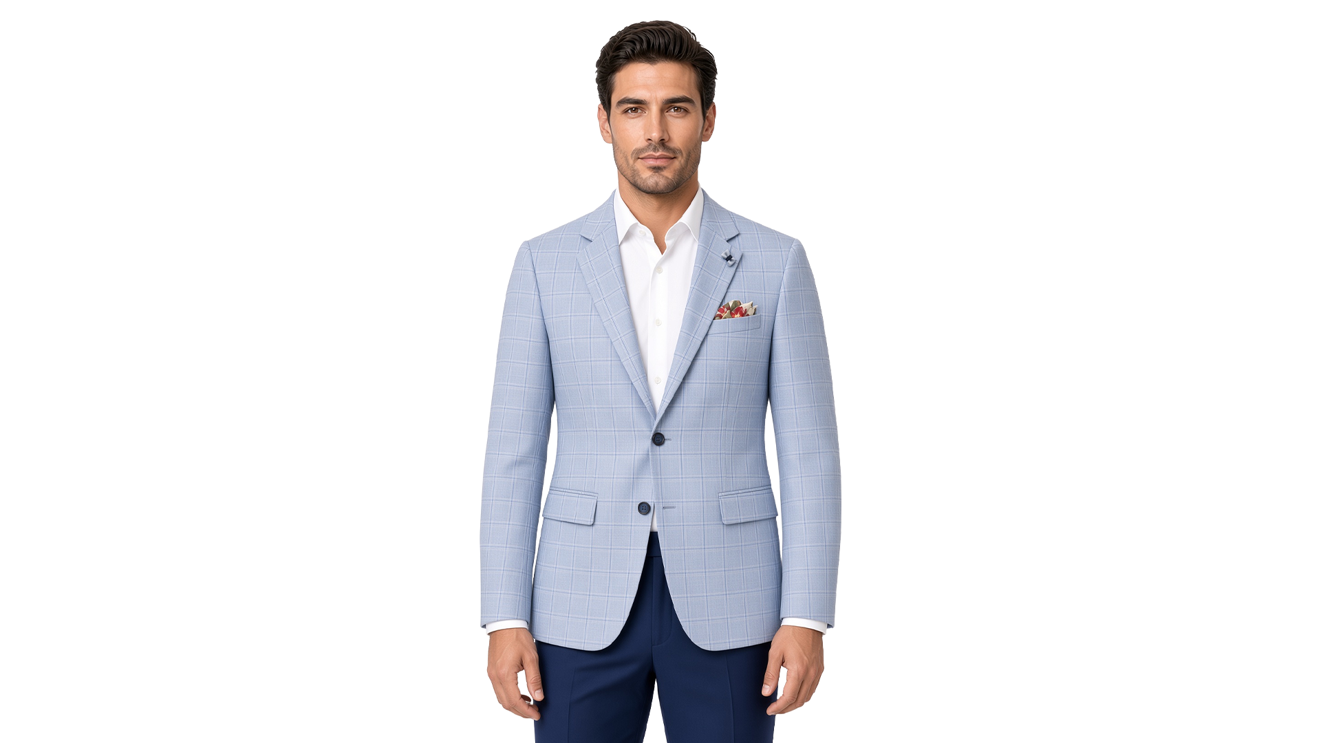 Blue Checked Blazer