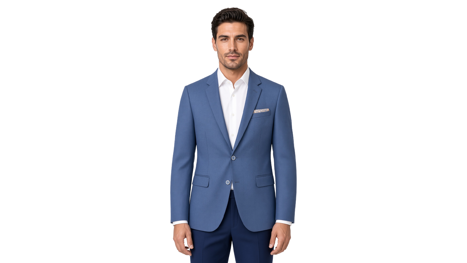Blue Textured Blazer