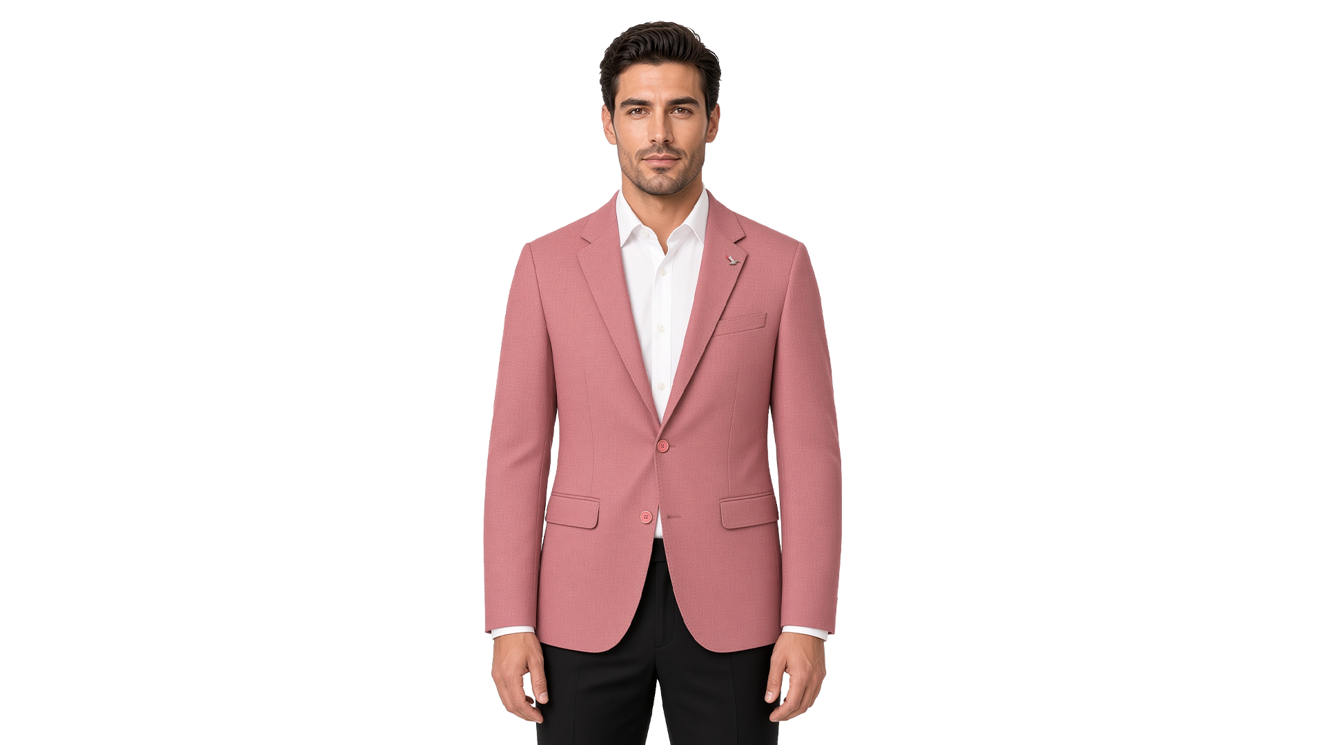 Pink Textured Blazer
