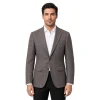 Brown Checked Blazer
