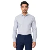 Men's Blue Checked Dress Shirt