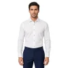 Men's White Dotted Dress Shirt