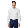 Men's Blue Dotted Dress Shirt