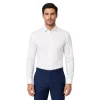 Men's White Dotted Dress Shirt